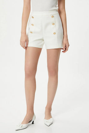 Short Nautique Chic-Blanc