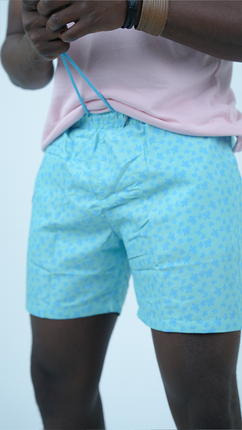 Short De Bain Vilebrequin 'Azure Starfish' Avec Pochette de Rangement