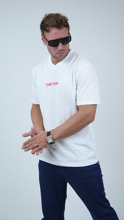 T-Shirt Off-White à Motif Ludique