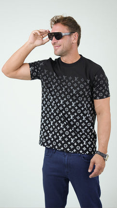 T-Shirt Louis Vuitton à Motif Transition