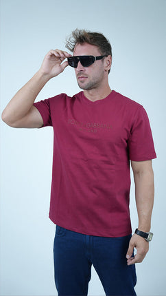 T-Shirt Dolce And Gabbana Avec Inscription Ton sur Ton