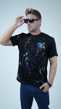T-Shirt Dior Éclaboussure de Peinture
