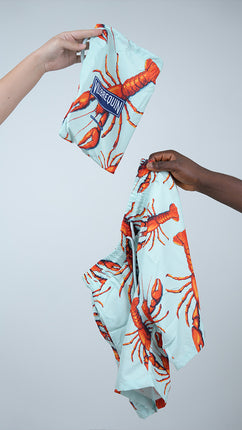 Short De Bain Vilebrequin 'Aquatic Artistry' Avec Pochette de Rangement