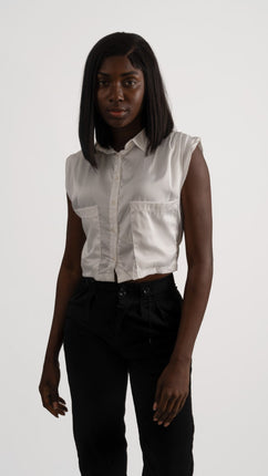 Chemisier Blanc à Manches Cap