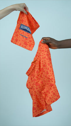 Short De Bain Vilebrequin 'Coral Blaze' Avec Pochette de Rangement