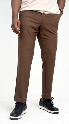 Pantalon Slim Fit Marron