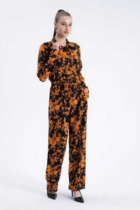 Combinaison Florale Orange