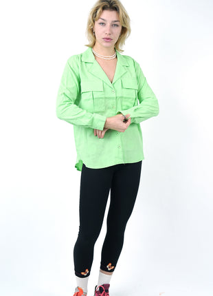 Chemise Oversize Verte