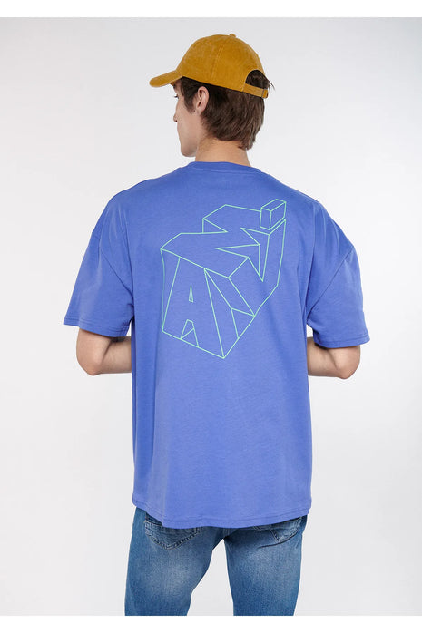 T-shirt Violet Avec Motif Graphique MAVI Au Dos Pour Homme