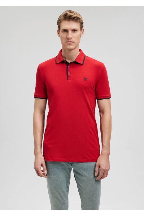 Polo-Shirt MAVI Rouge Pour Homme