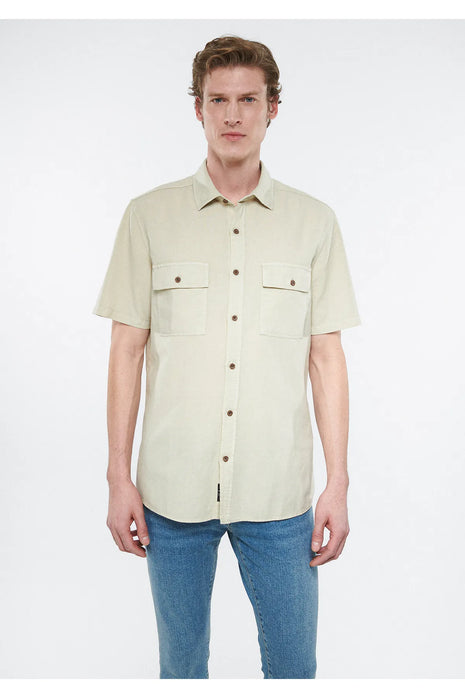 Chemise MAVI Beige Slim Fit