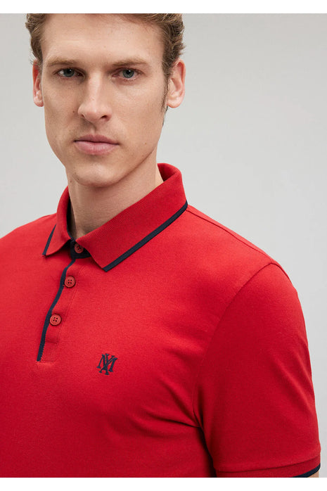 Polo-Shirt MAVI Rouge Pour Homme