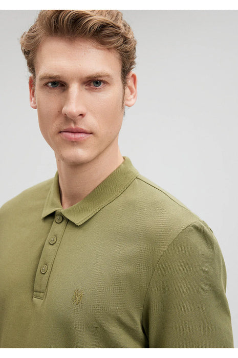 Polo-Shirt Vert Pour Homme-MAVI