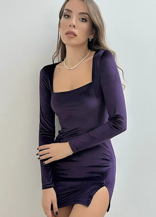 Robe Pourpre en velours