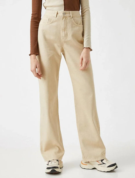 Pantalon Palazzo-Beige