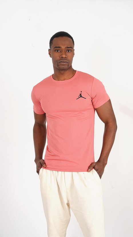 T-Shirt Sportif Rose Dynamique