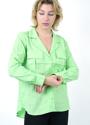 Chemise Oversize Verte