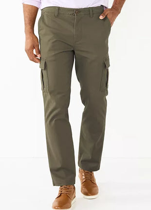 Pantalon Cargo Vert