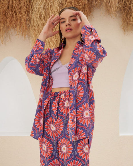 Kimono Floral Rétro