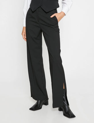 Pantalon Fendu Avec Poche