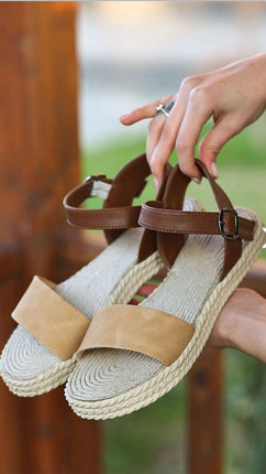 Sandales Espadrilles Bicolores