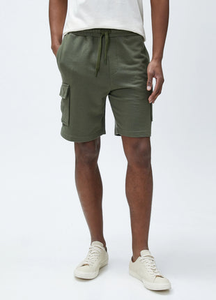 Short Cargo à Cordon De Serrage Slim Fit