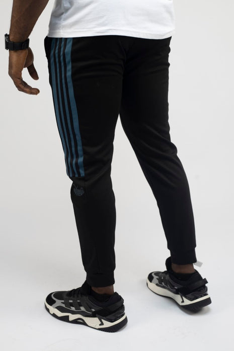 Pantalon jogging élégant Noir Pour Homme.