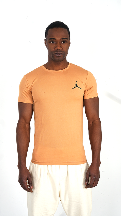 T-Shirt Sportif Orange Dynamique