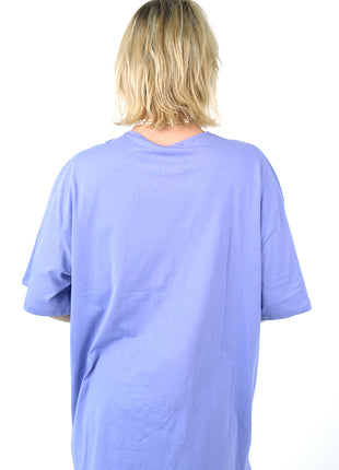 T-Shirt Oversize Pourpre Perlé