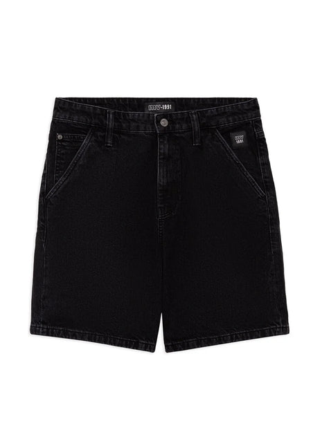 Short en Jean Noir pour Homme