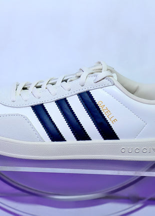 Adidas Gazelle Blanc Bleu - VIP sneaker Shoes (Chaussure) 👟