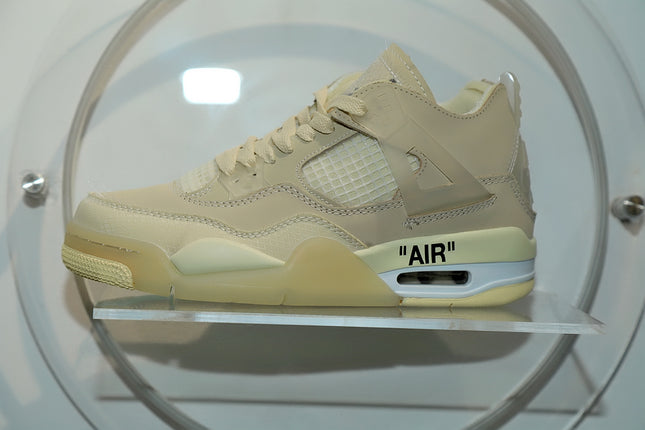 Air Jordan 4 Retro Off-White Sail - VIP sneaker Shoes (Chaussure) 👟