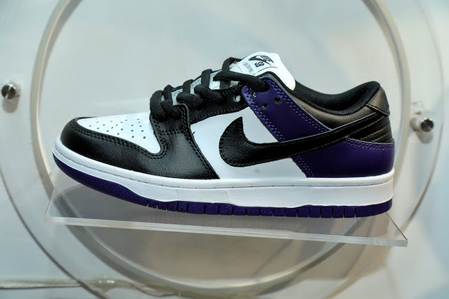 Sneakers Nike Dunk Low Noir, Blanc et Violet - Shoes (Chaussure) VIP sneaker 👟