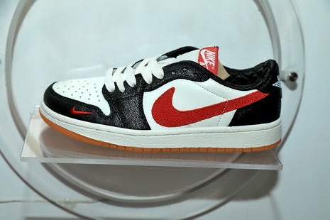 Sneakers Nike Air Jordan 1 Low Noir, Blanc et Rouge - Shoes (Chaussure) VIP sneaker 👟