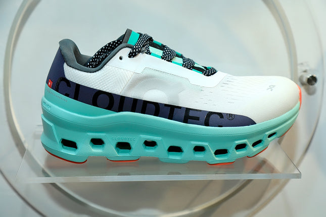 Basket On Cloudmonster Blanc et Turquoise -  VIP sneaker Shoes (Chaussure) 👟