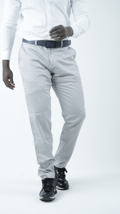 Pantalon Chino Gris Clair