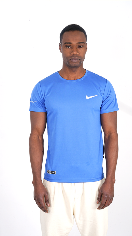T-Shirt Sport 'Nike Bleu'
