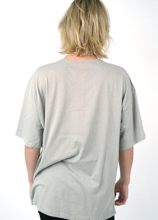 T-Shirt Oversize Gris Perlé