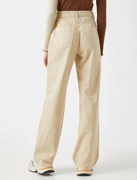 Pantalon Palazzo-Beige