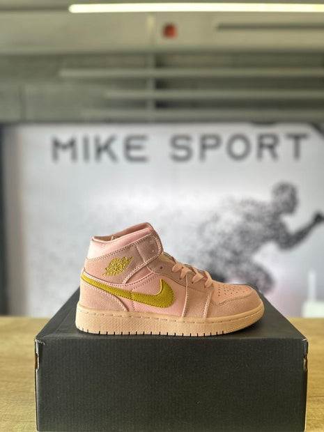 Nike Air Jordan 1 Mid Coral Gold