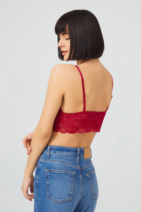 Bralette à Lacets Croisés