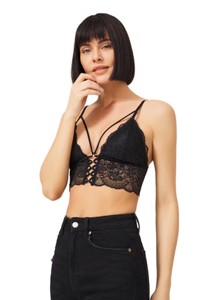 Bralette à Lacets Croisés