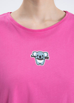 T-shirt Décontracté à Motif Koala