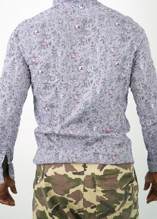 Chemise Floral Élégante Pour Hommes