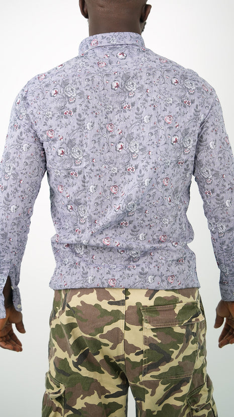 Chemise Floral Élégante Pour Hommes