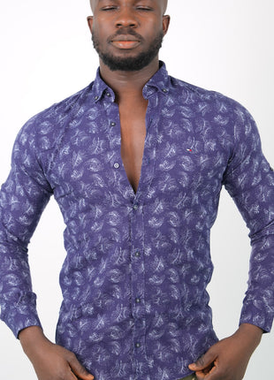 Chemise Pourpre Pour Hommes