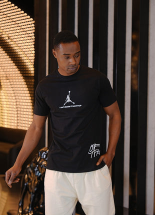 T-Shirt AJ Noir 'Lakers Game'