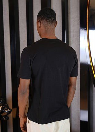 T-shirt EA Noir en Coton Premium