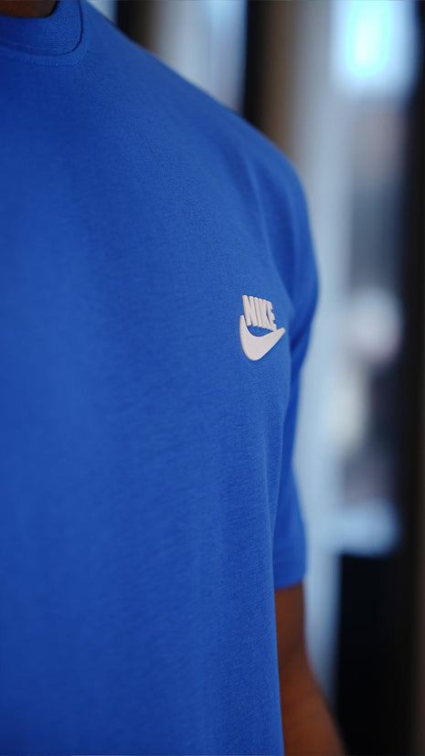 T-shirt Nike Bleu en Coton Premium