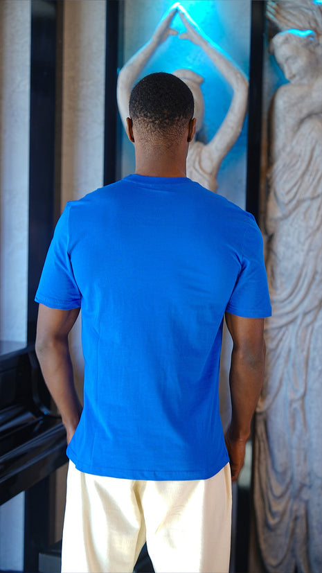 T-shirt Nike Bleu en Coton Premium